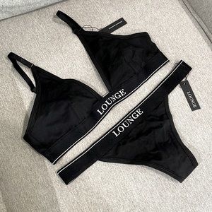 Lounge black Triangle set